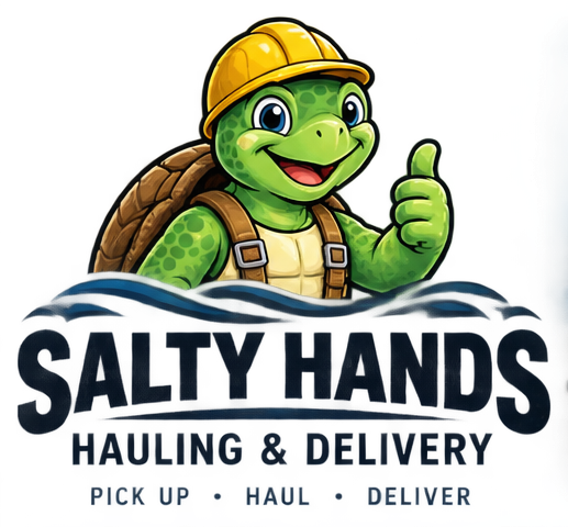 Salty Hands Hauling & Delivery logo